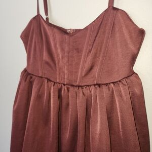 Astr The Label Mauve Corset Dress